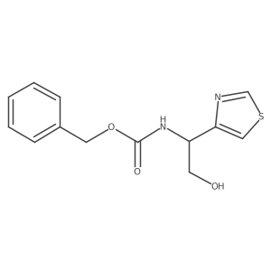 benzyl N-[2-hydroxy-1-(1,3-thiazol-4-yl)ethyl]carbamate Structure