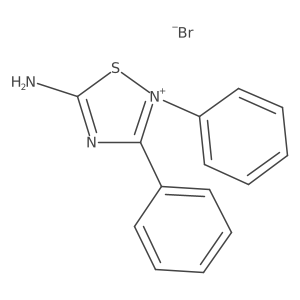 5-Amino-2,3-diphenyl-1,2lambda5,4-thiadiazol-2-ylium bromide Structure