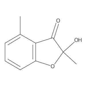 2-Hydroxy-2,4-dimethylbenzofuran-3(2H)-one Structure