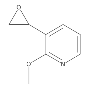2-Methoxy-3-(oxiran-2-yl)pyridine Structure