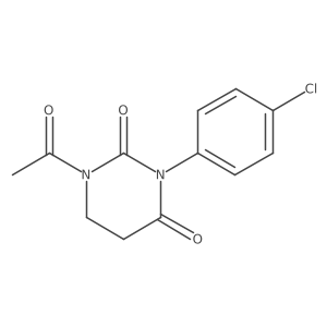 1-Acetyl-3-(4-chlorophenyl)dihydro-2,4(1H,3H)-pyrimidinedione Structure