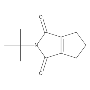 2-tert-butyl-5,6-dihydro-4H-cyclopenta[c]pyrrole-1,3-dione Structure