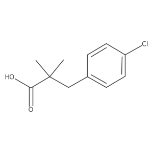 3-(4-Chlorophenyl)-2,2-dimethylpropanoic acid Structure