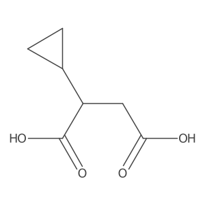 2-Cyclopropylbutanedioic acid Structure