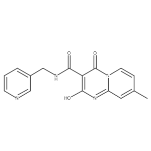 2-hydroxy-8-methyl-4-oxo-N-(pyridin-3-ylmethyl)-4H-pyrido[1,2-a]pyrimidine-3-carboxamide结构式