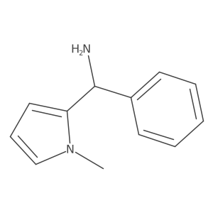 (1-Methyl-1H-pyrrol-2-YL)(phenyl)methylamine结构式