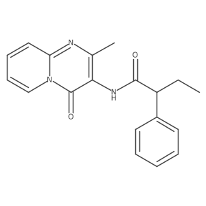 N-{2-methyl-4-oxo-4H-pyrido[1,2-a]pyrimidin-3-yl}-2-phenylbutanamide结构式