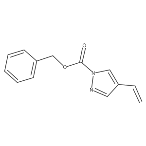 4-Vinylpyrazole-1-carboxylic Acid Benzyl Ester结构式