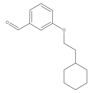 3-(2-Cyclohexylethoxy)benzaldehyde Structure