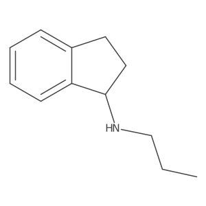 N-propyl-2,3-dihydro-1H-inden-1-amine结构式