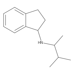 N-(3-methylbutan-2-yl)-2,3-dihydro-1H-inden-1-amine结构式