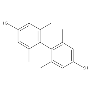 2,2',6,6'-Tetramethyl-[1,1'-biphenyl]-4,4'-dithiol结构式
