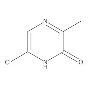 6-chloro-3-methyl-1H-pyrazin-2-one结构式