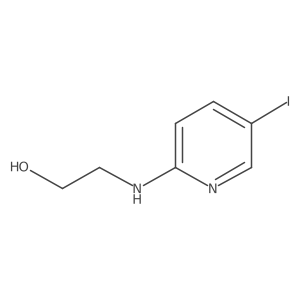 2-[(5-Iodo-2-pyridinyl)amino]ethanol Structure
