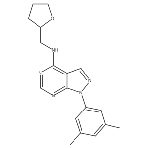 [1-(3,5-Dimethylphenyl)pyrazolo[4,5-e]pyrimidin-4-yl](oxolan-2-ylmethyl)amine Structure