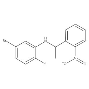 N-(5-Bromo-2-fluorophenyl)-I+/--methyl-2-nitrobenzenemethanamine结构式