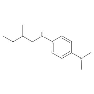 n1,n1-Dimethyl-n4-(2-methylbutyl)benzene-1,4-diamine结构式