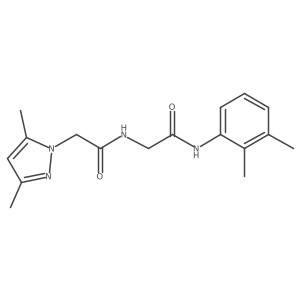 N-[2-[(2,3-Dimethylphenyl)amino]-2-oxoethyl]-3,5-dimethyl-1H-pyrazole-1-acetamide结构式