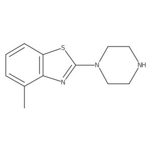 4-Methyl-2-piperazin-1-yl-benzothiazole Structure