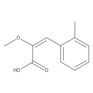 2-Propenoic acid, 2-methoxy-3-(2-methylphenyl)- Structure