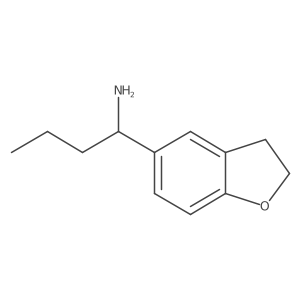 (1R)-1-(2,3-dihydro-1-benzofuran-5-yl)butan-1-amine结构式