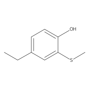 4-Ethyl-2-(methylthio)phenol结构式