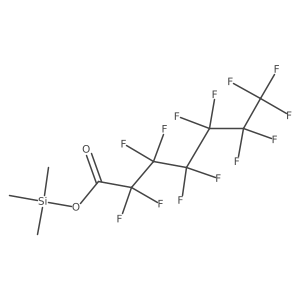 Trimethylsilyl perfluoroheptanoate结构式