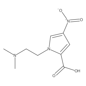 1-[2-(Dimethylamino)ethyl]-4-nitro-1H-pyrrole-2-carboxylic acid Structure