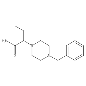 2-(4-Benzylpiperazin-1-yl)butanamide结构式