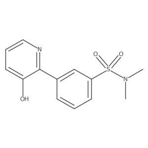 2-(3-N,N-Dimethylsulfamoylphenyl)-3-hydroxypyridine结构式