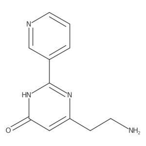 6-(2-Aminoethyl)-2-(pyridin-3-yl)-3,4-dihydropyrimidin-4-one结构式