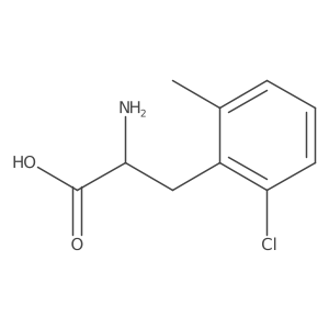 (R)-2-Amino-3-(2-chloro-6-methylphenyl)propanoic acid Structure
