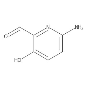 6-Amino-3-hydroxypyridine-2-carbaldehyde结构式