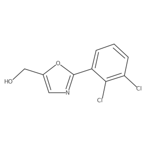 [2-(2,3-Dichlorophenyl)-1,3-oxazol-5-yl]methanol Structure