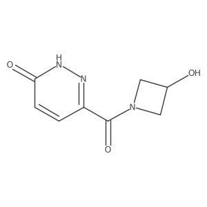 6-(3-Hydroxyazetidine-1-carbonyl)-2,3-dihydropyridazin-3-one Structure