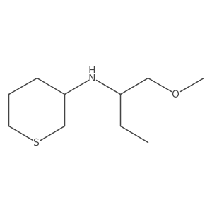 N-(1-methoxybutan-2-yl)thian-3-amine Structure