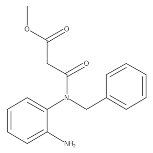 Methyl 3-((2-aminophenyl)(benzyl)amino)-3-oxopropanoate Structure