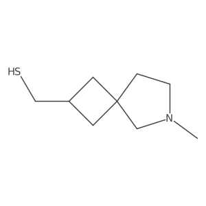 (6-Methyl-6-azaspiro[3.4]octan-2-yl)methanethiol结构式