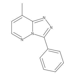 8-Methyl-3-phenyl[1,2,4]triazolo[4,3-b]pyridazine结构式