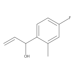 1-(4-Fluoro-2-methylphenyl)prop-2-en-1-ol Structure