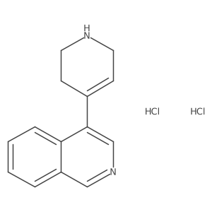 4-(1,2,3,6-Tetrahydropyridin-4-yl)isoquinoline dihydrochloride Structure