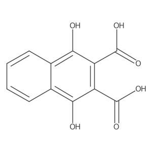 1,4-Dihydroxy-2,3-naphthalenedicarboxylic acid Structure