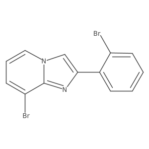 8-Bromo-2-(2-bromophenyl)imidazo[1,2-a]pyridine Structure
