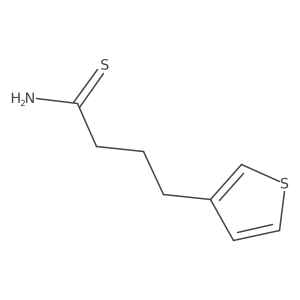 4-(Thiophen-3-yl)butanethioamide Structure