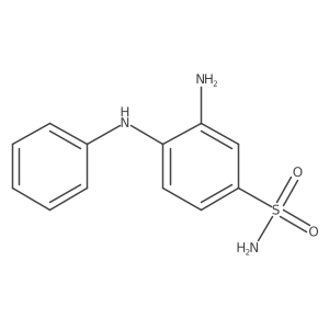 3-Amino-4-(phenylamino)benzenesulfonamide Structure