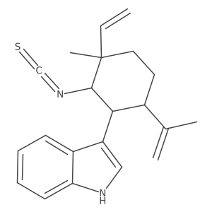 12-epi-Hapalindole D isothiocyanate结构式