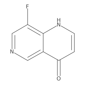 8-Fluoro-1,6-naphthyridin-4(1H)-one Structure