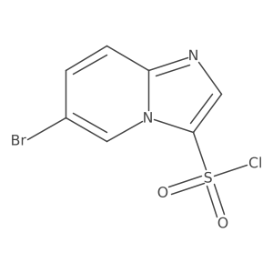 6-Bromoimidazo[1,2-a]pyridine-3-sulfonyl chloride结构式