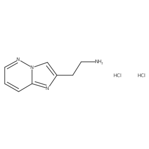2-{Imidazo[1,2-b]pyridazin-2-yl}ethan-1-amine dihydrochloride结构式