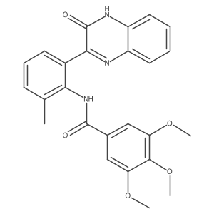 N-(2-(3-hydroxyquinoxalin-2-yl)-6-methylphenyl)-3,4,5-trimethoxybenzamide Structure
